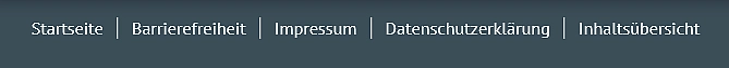 Bild der Fußnavigation der Internetseite.